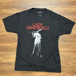 Resident Evil Official Capcom Lady Dimitrescu T Shirt Mens Medium Black